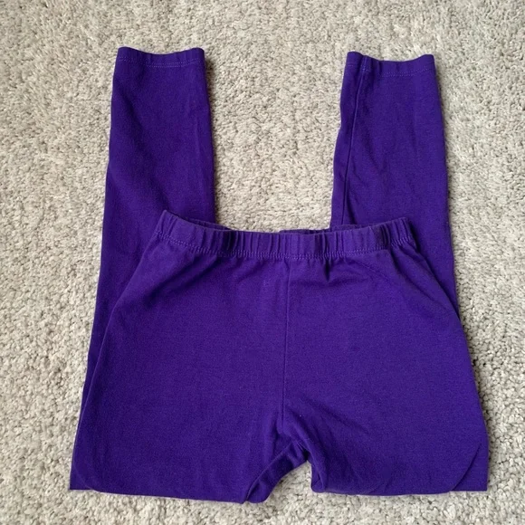 🎆🎇3for$9 Children’s Place purple leggings- M 7/8 - Picture 2 of 5